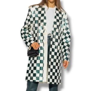 Maison Martin Margiela NWT Green White Checked Jacket